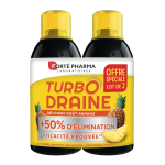 Turbodraine draineur minceur 2x500ml - got: ananas