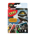 Uno - jeu de cartes jurassic world renaissance - pour toute la famille
