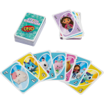 Uno junior - gabby et la maison magique - jeu de cartes enfants et parents