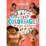 Vaiana 2 - mes coloriages avec stickers - disney princesses (broch�)