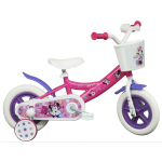 Velo 10'' minnie avec garde boue et panier avant sans freins