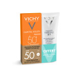 Vichy capital soleil emulsion toucher sec spf50 + 50ml + lait démaquillant 3en1 100ml offert Vichy capital soleil emulsion toucher sec spf50 + 50ml + lait démaquillant 3en1 100ml offert