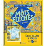 Villes et villages de france - les mots fl�ch�s de jujubier - grille g�ante (carte)