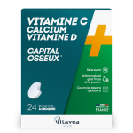Vitamine c calcium vitamine d 24 comprims
