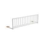 Webaby - barrire de lit enfant en bois sido - blanc - 117 cm