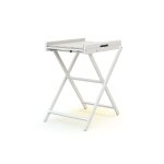Webaby - table � langer pliante en bois essentiel blanc