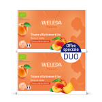 Weleda duo tisane allaitement bio p�che abricot - 2 x 20 sachets
