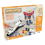 Woodwork robot ranger & space shuttle
