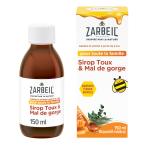 Zarbeil sirop adultes & enfants toux & mal de gorge flacon 150ml