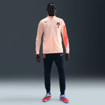 3e survtement de foot en maille nike dri - fit total 90 fc barcelona strike pour homme - orange