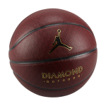 Ballon de basketball jordan diamond outdoor 8p - orange