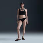 Bas de bikini hipster nike swim essential pour femme - noir Bas de bikini hipster nike swim essential pour femme - noir