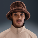 Bob en fausse fourrure nike apex - marron