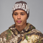 Bonnet jordan peak pour homme - marron