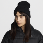 Bonnet en maille gaufre nike peak - noir