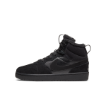 Boots nike court borough mid 2 pour ado - noir