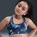 Brassire de sport nike pro swoosh pour ado (fille) - bleu