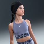 Brassire de sport nike pro swoosh pour ado (fille) - bleu