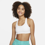 Brassire de sport nike swoosh pour fille - blanc