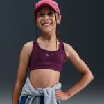 Brassière de sport nike swoosh pour fille - rouge Brassière de sport nike swoosh pour fille - rouge
