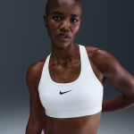 Brassi�re de sport non rembourr�e � maintien normal nike swoosh pour femme - blanc