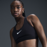 Brassire de sport rglable non rembourre nike swoosh high support pour femme - noir