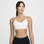 Brassière de sport réglable rembourrée à maintien léger nike indy pour femme - blanc Brassière de sport réglable rembourrée à maintien léger nike indy pour femme - blanc