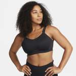 Brassière de sport rembourrée ajustable à maintien supérieur nike alpha pour femme - noir Brassière de sport rembourrée ajustable à maintien supérieur nike alpha pour femme - noir
