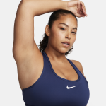 Brassière de sport rembourrée nike swoosh à maintien normal pour femme - bleu Brassière de sport rembourrée nike swoosh à maintien normal pour femme - bleu