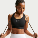 Brassi�re de sport rembourr�e nike swoosh � maintien normal pour femme - noir