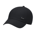 Casquette sans structure avec swoosh mtallique nike dri - fit club - noir