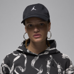 Casquette souple  visire incurve jordan club - noir