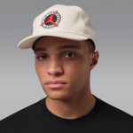 Casquette souple � visi�re plate jordan flight club pro - marron