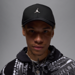 Casquette structure jordan rise avec jumpman en mtal - noir
