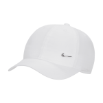 Casquette avec swoosh mtallique sans structure nike dri - fit club pour enfant - blanc