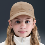 Casquette avec swoosh mtallique sans structure nike dri - fit club pour enfant - marron