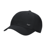 Casquette avec swoosh mtallique sans structure nike dri - fit club pour enfant - noir