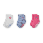 Chaussettes antidérapantes jordan blue jeans and bling pour bébé (12 - 24 mois) (3 paires) - bleu Chaussettes antidérapantes jordan blue jeans and bling pour bébé (12 - 24 mois) (3 paires) - bleu