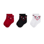 Chaussettes jordan pour b�b� et tout - petit (3 paires) - rouge