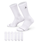 Chaussettes mi - mollet épaisses jordan everyday (6 paires) - blanc Chaussettes mi - mollet épaisses jordan everyday (6 paires) - blanc