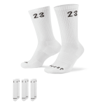 Chaussettes mi - mollet jordan essentials (3 paires) - blanc