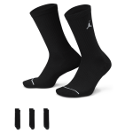 Chaussettes mi - mollet jordan everyday (3 paires) - noir
