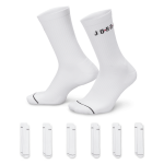 Chaussettes mi - mollet jordan everyday (6 paires) - blanc Chaussettes mi - mollet jordan everyday (6 paires) - blanc