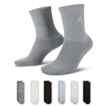 Chaussettes mi - mollet jordan everyday essentials pour ado (6 paires) - noir Chaussettes mi - mollet jordan everyday essentials pour ado (6 paires) - noir