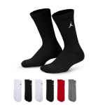 Chaussettes mi - mollet jordan everyday essentials pour ado (6 paires) - rouge