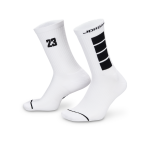 Chaussettes mi - mollet jordan everyday (une paire) - blanc