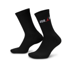 Chaussettes mi - mollet jordan everyday (une paire) - noir Chaussettes mi - mollet jordan everyday (une paire) - noir