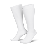 Chaussettes de running hautes de compression nike spark lightweight - blanc