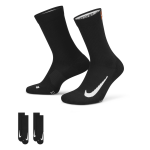 Chaussettes de tennis mi - mollet rembourr�es nikecourt multiplier (2 paires) - noir