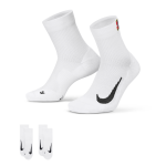Chaussettes de tennis nikecourt multiplier max (2 paires) - blanc